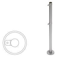 Ограждение полуростовое Стойка ограждения с 2-мя полупетлями односторонняя (арт.ВЗР 1996.09.10) 